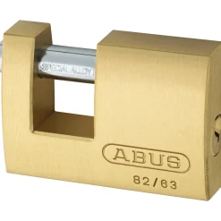 Abus 82 82/63 HÆNGELÅS 64X45X18,5 MM MESSING 1 STK Discount