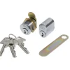 Abus GDS OVAL + POSTKS. CYLINDER OVAL OG POSTKASSE NIKKEL 1 SÆT Best