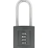 Abus KODEHÆNGELÅS 158/50 HB80 HÆNGELÅS 121X52X80 MM GRÅ 1 STK^ Hængelåse
