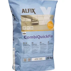 Alfix COMBIQUICKFIX FLISEKLÆB 20 KG GRÅ^ Fliseklæb & Fugemasse