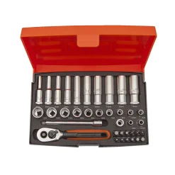 Bahco TOPNØGLESÆT 1/4" 37 DELE Clearance