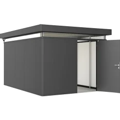 Biohort CASANOVA CASANOVA REDSKABSRUM MØRKEGRÅ METALLIC 14,19 M2^ Stålskure