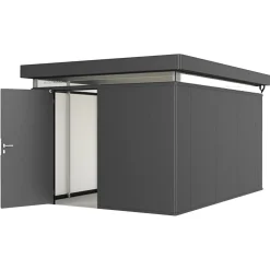 Biohort CASANOVA CASANOVA REDSKABSRUM MØRKEGRÅ METALLIC 14,19 M2^ Stålskure