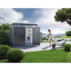 Biohort HIGHLINE H3 REDSKABSRUM MØRKEGRÅ METALLIC 6,46 M2 New