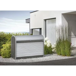 Biohort STOREMAX STR. 160 REDSKABSRUM KVARTSGRÅ METALLIC 1,27 M2^ Stålskure