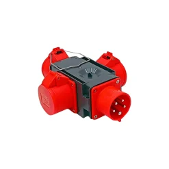 BLUE ELECTRIC 3 X 400V CEE FORGRENER RØD Clearance
