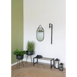 Boliginteriør BOLIGINTERIØR DINA SKOREOL SORT/KROM 34 X 32 X 78 CM^ Bolig Møbler