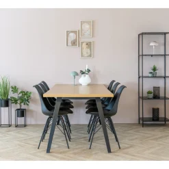 Boliginteriør BOLIGINTERIØR ELLA SPISESTOL SORT 86 X 48 X 55 CM Best