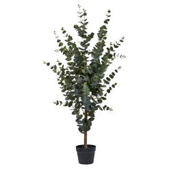 Boliginteriør BOLIGINTERIØR EUKALYPTUS TRÆ KUNSTIG PLANTE 120 CM Best