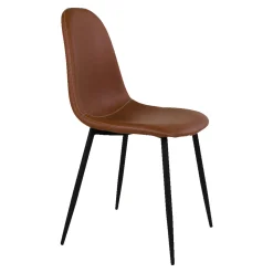 Boliginteriør BOLIGINTERIØR FREJA SPISESTOL BRUN/SORT 88 X 47 X 55 CM Outlet