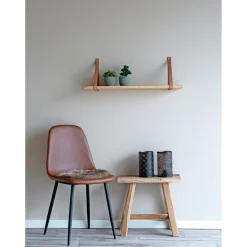 Boliginteriør BOLIGINTERIØR FREJA SPISESTOL BRUN/SORT 88 X 47 X 55 CM Outlet