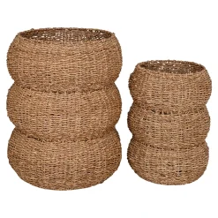 Boliginteriør BOLIGINTERIØR KURVESÆT NATUR H35/H45 CM Best