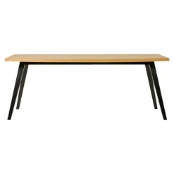 Boliginteriør BOLIGINTERIØR SPISEBORD SILDEBENSMØNSTER NATUR 90 X 200 CM Best