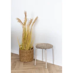 Boliginteriør BOLIGINTERIØR TABURET BRUN MIX 44 X 35 X 35 CM Outlet