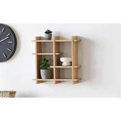 Boliginteriør BOLIGINTERIØR VÆGHYLDE NATUR 40 X 12 X 40 CM^ Bolig Møbler