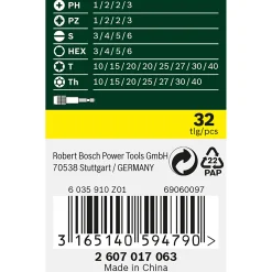 Bosch 2607017063 BITSSÆT 10^ Tilbehør Elværktøj