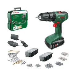 Bosch EASY IMPACT 18V-40 SLAGBORE-/SKRUEMASKINE AKKU MED BATTERI OG LADER New