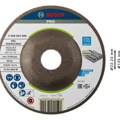 Bosch Ø125MM SLIBESKIVE 125 MM^ Tilbehør Elværktøj