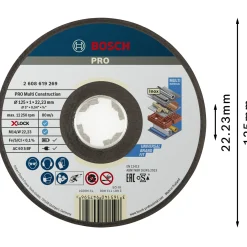 Bosch MULTICONSTRUCTION XL SKÆRESKIVE 125MM 1 STK Best