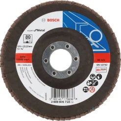 Bosch PRO SKRÅ Ø125MM SLIBERONDEL 80 1 STK^ Tilbehør Elværktøj
