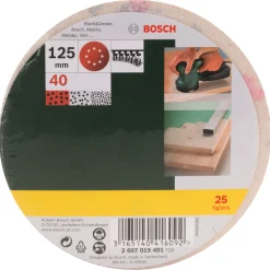 Bosch PROMOLINE EXC SLIBERONDEL Ø125 MM K40 25 STK Discount