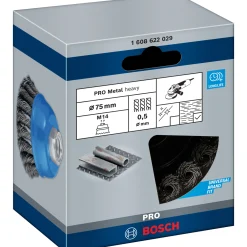 Bosch STÅL STÅLKOPBØRSTE 75 MM^ Tilbehør Elværktøj