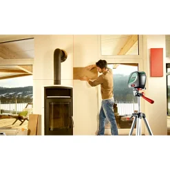 Bosch UNIVERSAL UNIVERSALLEVEL 2 M/STATIV KRYDSLASER 10,0 M^ Måleværktøj
