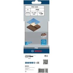 Bosch X440 75X457MM SLIBEBÅND 60 3 STK New