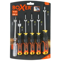 Boxer TORX SKRUETRÆKKERSÆT 6 DELE^ Skruetrækkere