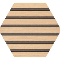 By Venø BY VENØ HEXAGON DEKORATIONSPANEL UBEHANDLET EG 10 X 267 X 308 MM Discount