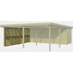 BYG-SELV LYNGE 2.1 INKL. BEKLÆDNING CARPORT 48 M2 Best