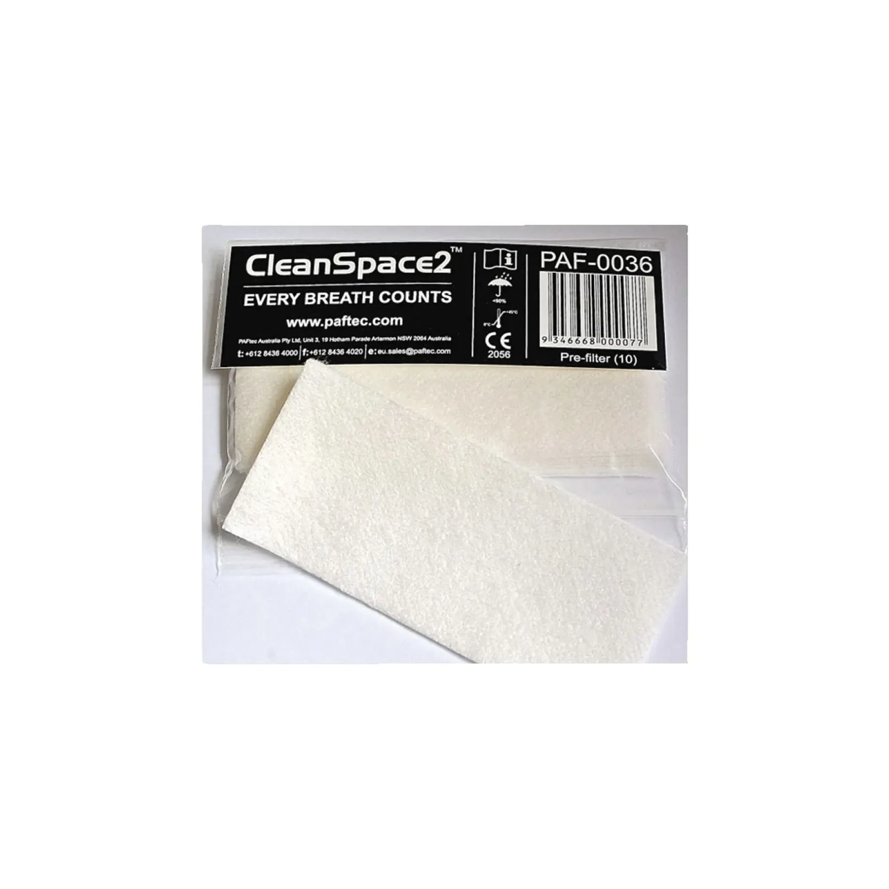 Cleanspace GROV FILTER 10 STK Clearance