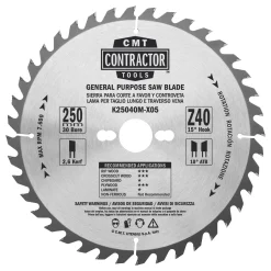 CMT Z24-40 W C RUNDSAVKLINGESÆT 250X30 MM^ Tilbehør Elværktøj