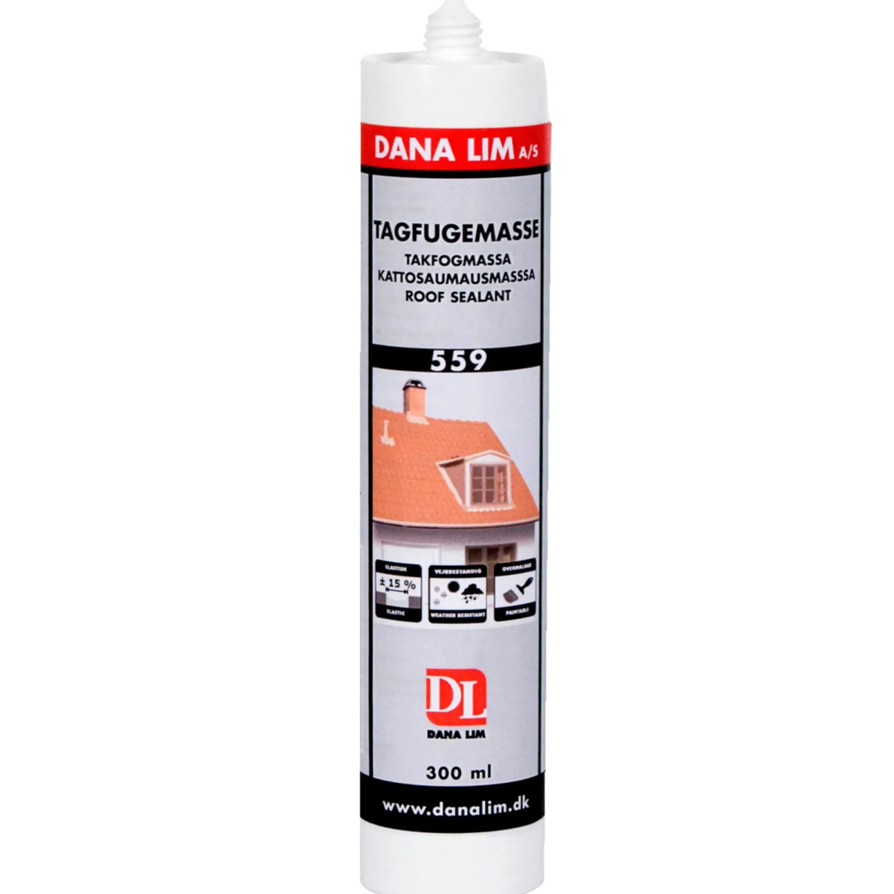 Dana Lim 559 TAGFUGEMASSE 300 ML SORT Outlet