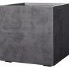 Deroma MILLENIUM 208-618 PLANTEKASSE PLASTIK ANTRACITGRÅ 25X25X25 CM Discount