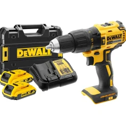 Dewalt DCD778D2T SLAGBOREMASKINE AKKU MED BATTERI OG LADER Best