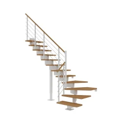 Dolle DUBAI TRAPPE HVID EG DESIGN 15 TRIN Clearance