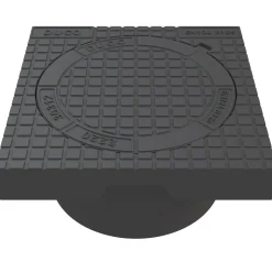 Duco FIRKANT MED DÆKSEL BRØNDKARM 195X384X384 MM 315 MM