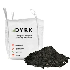 DYRK ØKOLOGÍSK OG SPAGNUMFRI BIGBAG PILEKOMPOST 1000 L^ Bark