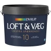 Dyrup 10 EKSTRA SPÆRRENDE VÆG- OG LOFTMALING 4,5 L HVID^ Vægmaling