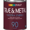 Dyrup 90 EKSTRA STÆRK TRÆ- OG METALMALING 1 L HVID Hot