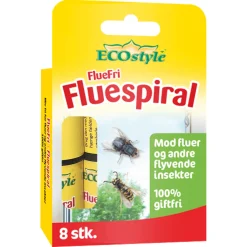 ECOstyle FLUEBEKÆMPELSE PAKKE MED 8 SPIRALER Outlet
