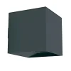 Eglo CALPINO 2 UDENDØRS VÆGLAMPE SORT 2X3,3W New
