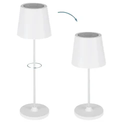 Eglo DÆMPBAR GENOPLADELIG BORDLAMPE HVID
