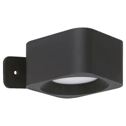 Eglo MURAGLIE 4-KANT GENOPLADELIG VÆGLAMPE SORT^ Spotlights