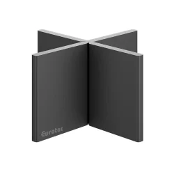 Eurotec FORHØJELSESPROFIL 30X53X3MM SORT 100 STK Best
