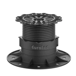 Eurotec PRO L 70-117MM FORHØJELSESPROFIL 19X9X19CM SORT 1 STK^ Plastkiler & Klodser