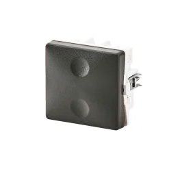 FESH SWITCH CURVELINE 1 POL - 1,0 MODUL AFBRYDER KOKSGRÅ^ Stikkontakter & Afbrydere