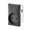 FESH SWITCH CURVELINE - SMART STIKKONTAKT KOKSGRÅ 1,5 MODUL M/JORD Clearance