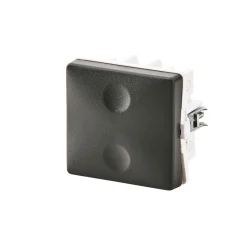 FESH SWITCH CURVELINE KORR. - 1,0 MODUL AFBRYDER KOKSGRÅ^ Stikkontakter & Afbrydere